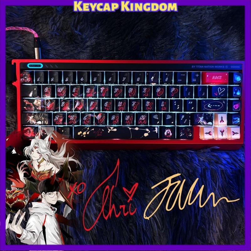 Faker Hall of Fame Keycaps Ber - Gaming Accessories Aesthetic ulasan dan harga