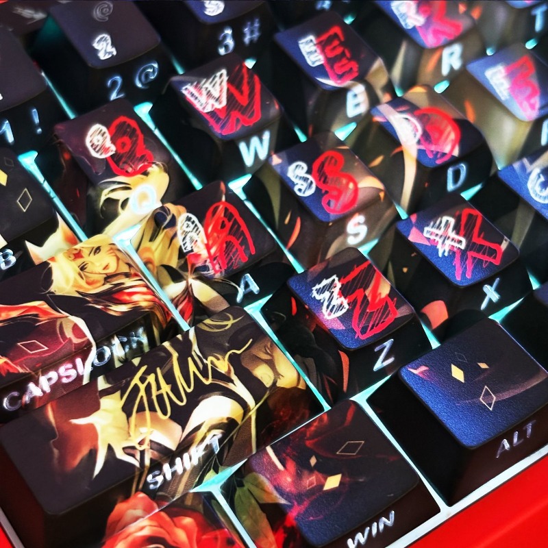 Faker Hall of Fame Keycaps Ber - Gaming Accessories Aesthetic ulasan dan harga